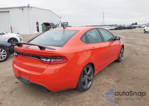 2016 Dodge Dart Gt z USA, uszkodzony, nr VIN 1C3CDFEB0GD680312